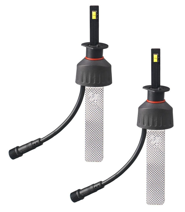 H1 koplamp set - daglichtwit 5700K - 60 Watt & 5200 Lm | 12V & 24V DC - passieve koeling - LEDPLANET.NL