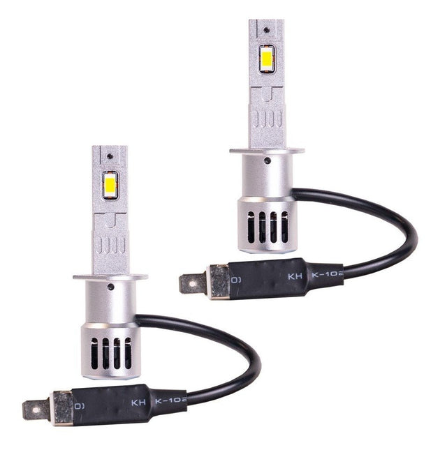 H1 koplamp set daglichtwit 6000K - 35 Watt & 2000 Lm/stuk | 12VDC - actieve koeling - LEDPLANET.NL