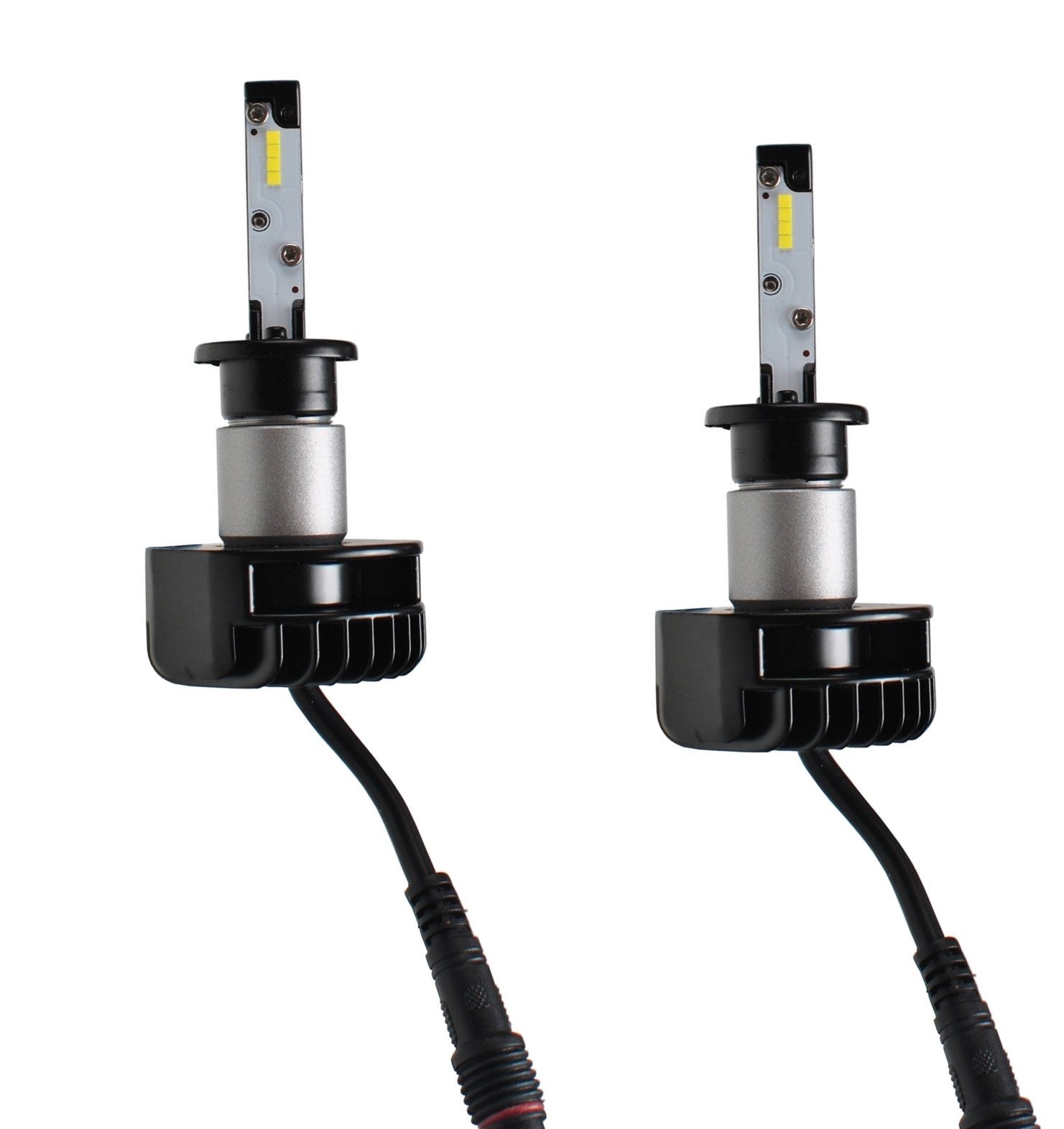 H1 koplamp set - daglichtwit 6500K - 38 Watt & 5200 Lm/stuk | 12V & 24V DC - passieve koeling - LEDPLANET.NL