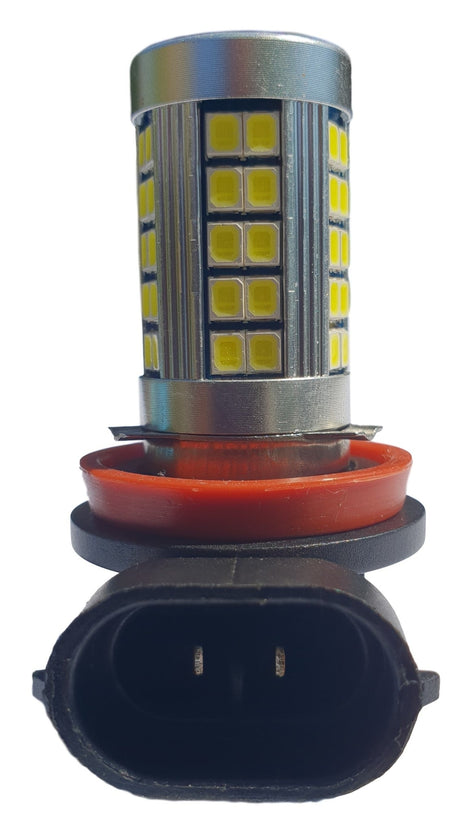 H11 koplamp 2 stuks | 55 - SMD daglichtwit 6000K met lens | 12V - LEDPLANET.NL