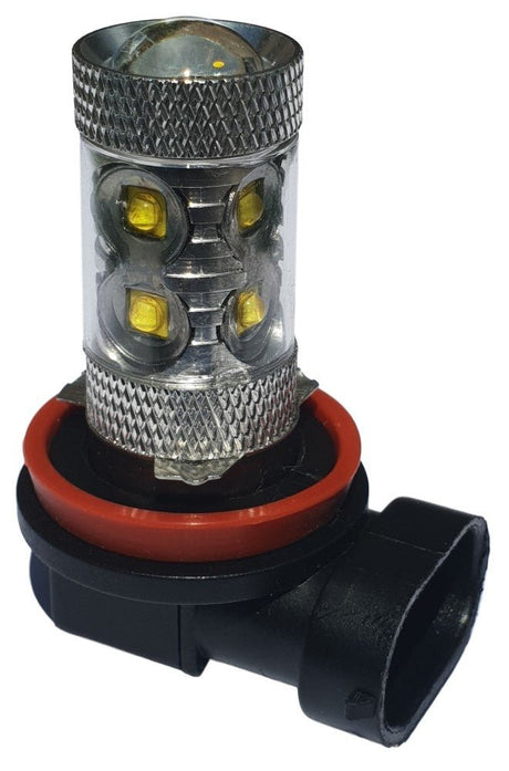 H11 koplamp set 50W | 10 - SMD daglichtwit 6000K met lens | 12V - LEDPLANET.NL