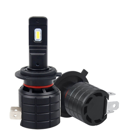 H7 koplamp set | 2x 2 - SMD LED daglichtwit 6000K - 5000 Lm/stuk | CAN - BUS 12V - 24V DC - LEDPLANET.NL