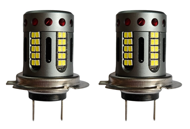 H7 koplamp set | 2x 60 - SMD LED daglichtwit 6000K - 1950 Lm/stuk | CAN - BUS 12 - 18V DC - LEDPLANET.NL