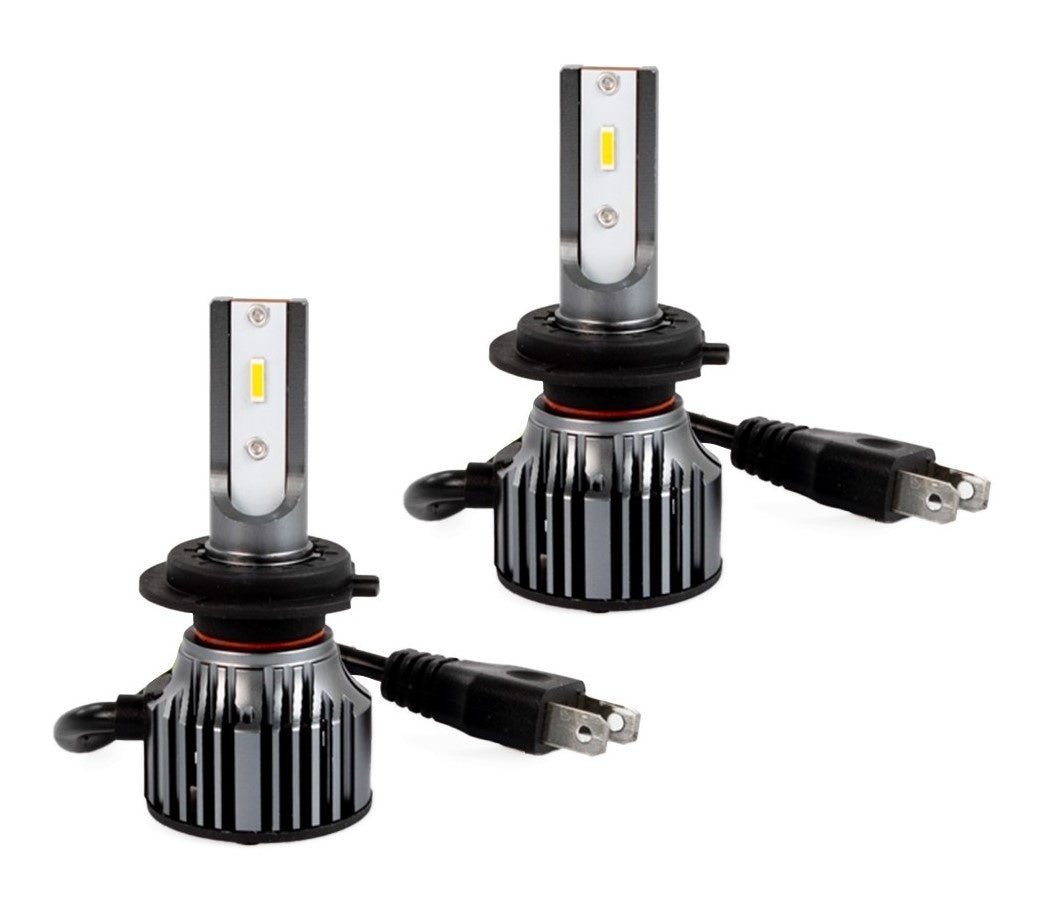 H7 koplamp set daglichtwit 6500K - 50 Watt & 5000 Lm/stuk | 12V & 24V DC - actieve koeling - LEDPLANET.NL