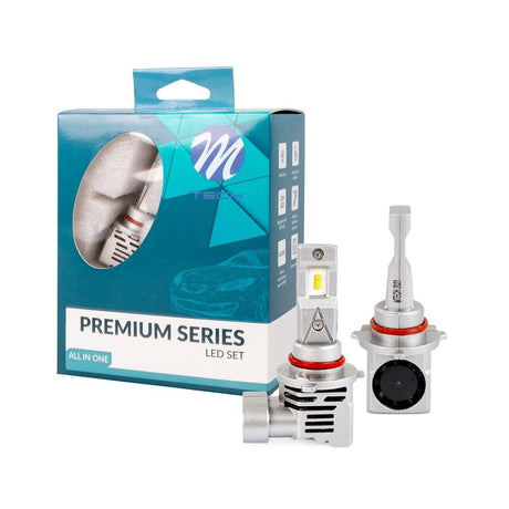 HB3 9005 koplamp set daglichtwit 6500K - 50 Watt & 5000 Lm/stuk | 12V & 24V DC - actieve koeling - LEDPLANET.NL