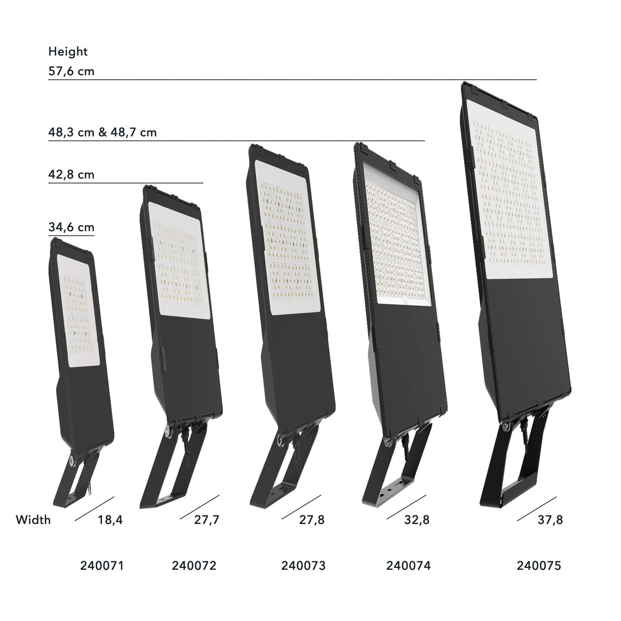 Hochleistungs-LED-Flutlicht 100 W – Wasserdicht (IP66) und korrosionsbeständig (C4) – Schwarz