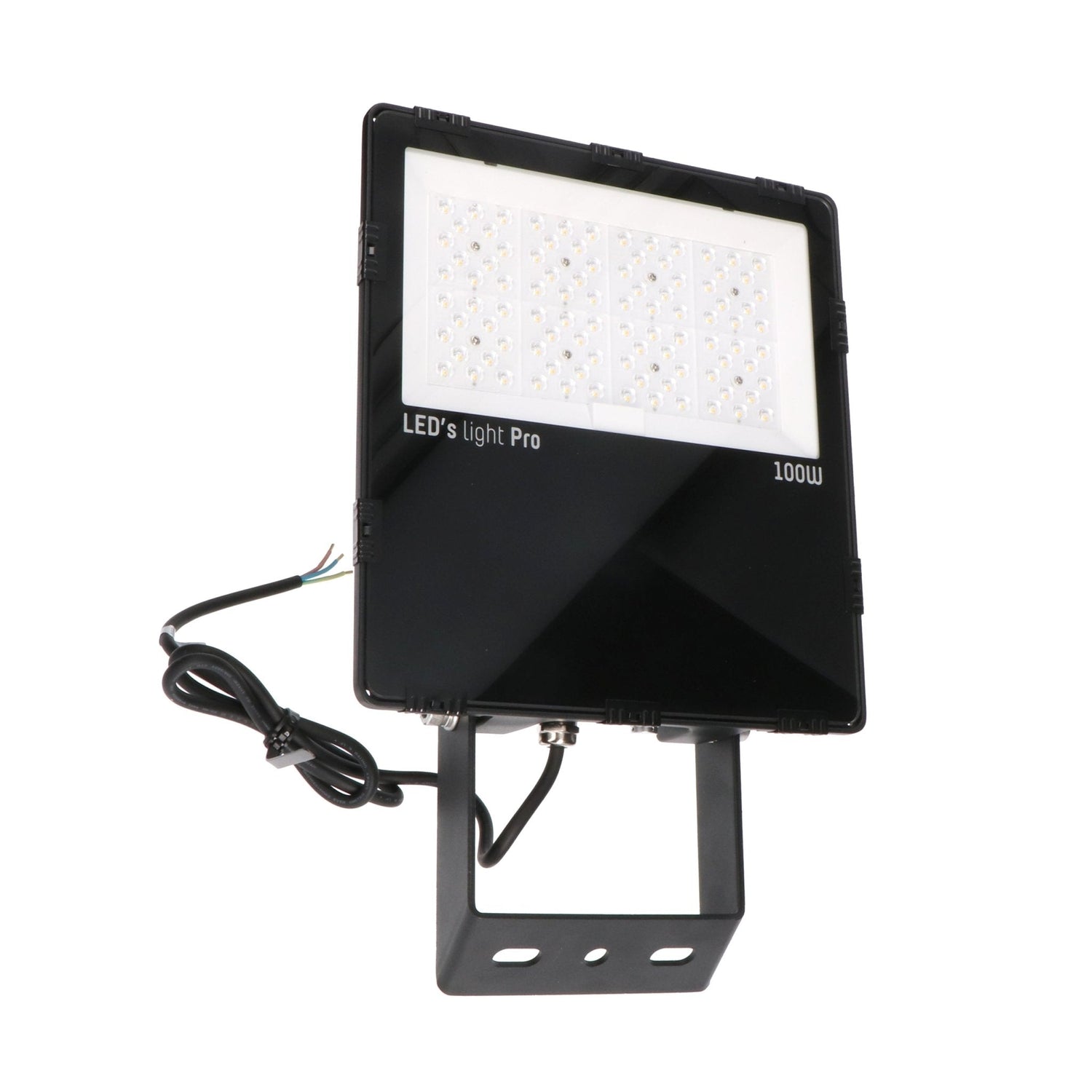 Hochleistungs-LED-Flutlicht 100 W – Wasserdicht (IP66) und korrosionsbeständig (C4) – Schwarz