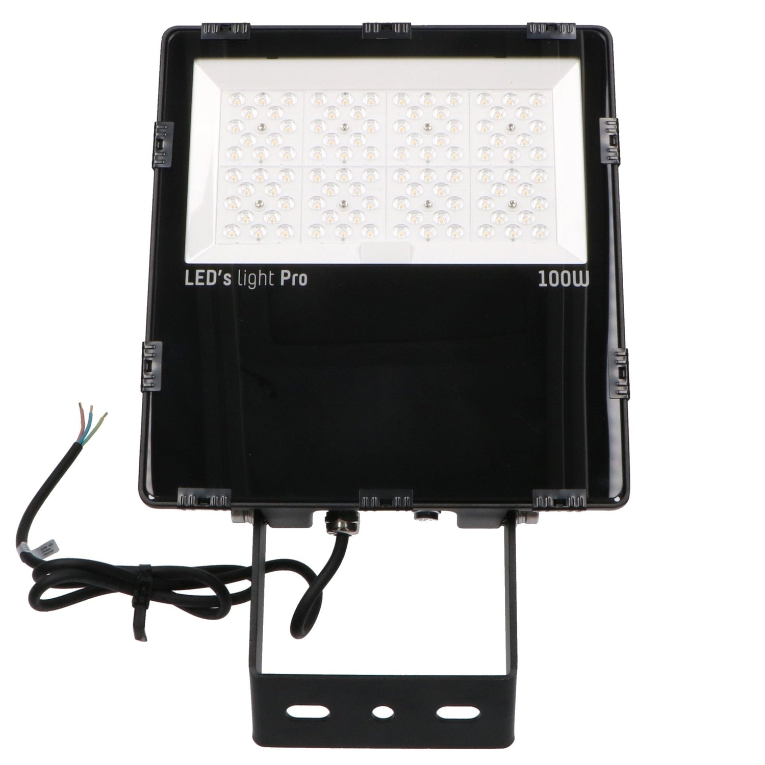 Hochleistungs-LED-Flutlicht 100 W – Wasserdicht (IP66) und korrosionsbeständig (C4) – Schwarz