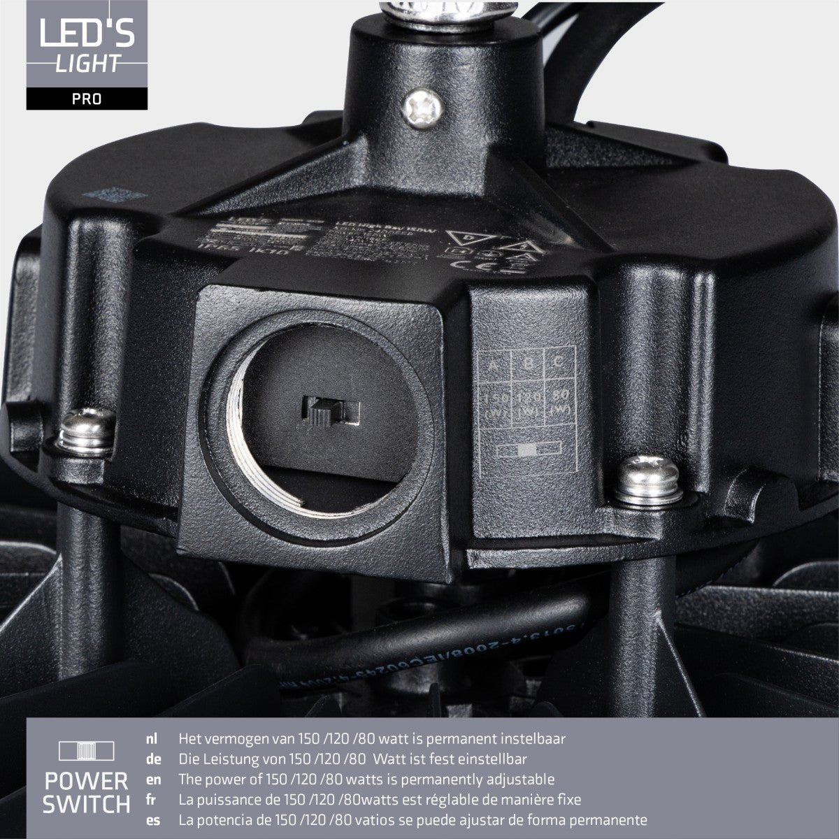 BasicBay High Bay - 150W 27750lm 4000K - Sosen Driver