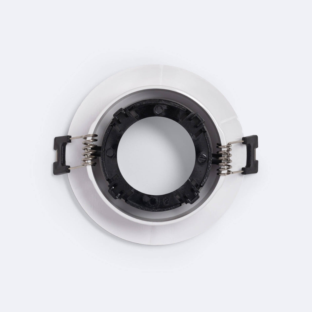 Inbouwframe Ø 90 mm | conische kantelbare inbouwspot zwart/wit | boorgat Ø 70 mm - LEDPLANET.NL
