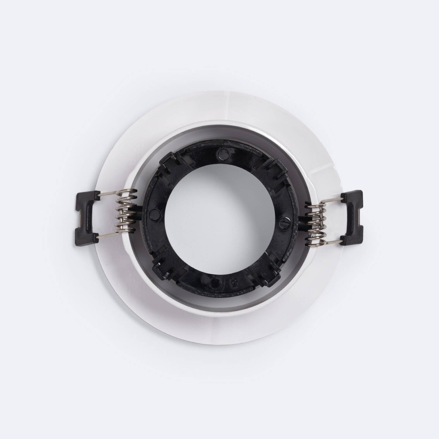 Inbouwframe Ø 90 mm | conische kantelbare inbouwspot zwart/wit | boorgat Ø 70 mm - LEDPLANET.NL