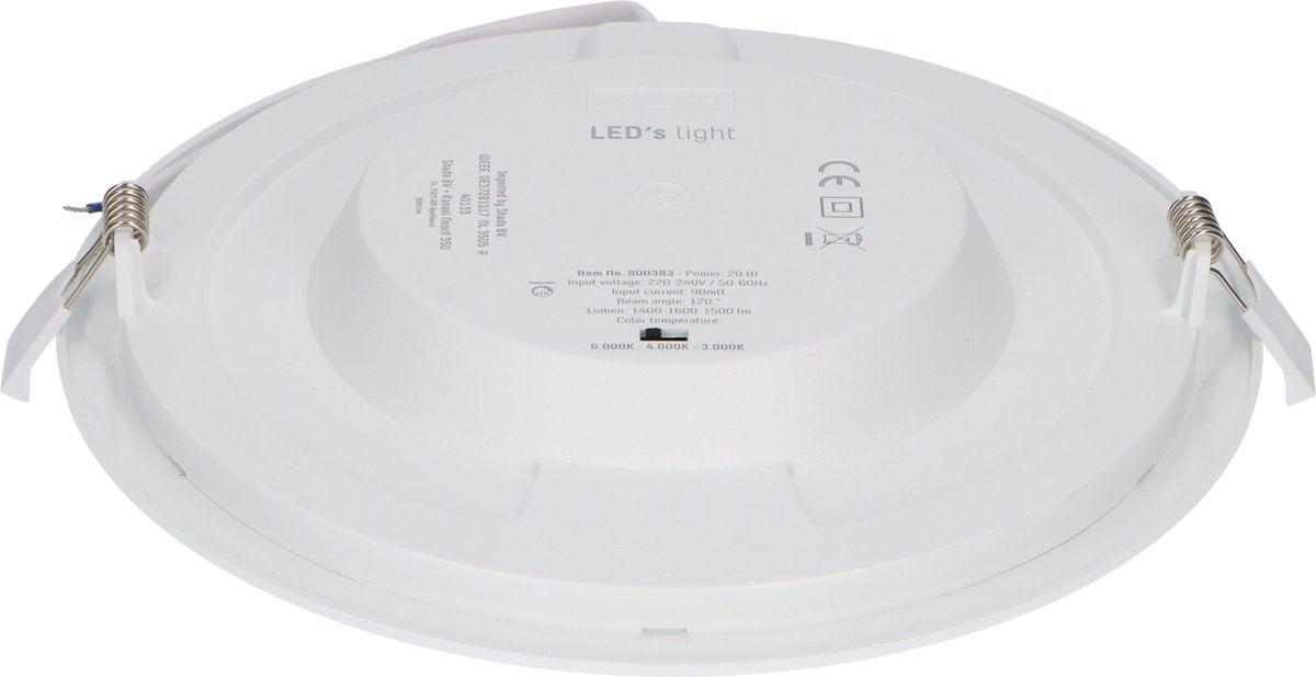 Recessed/Surface-Mounted LED Ceiling Lamp Downlight 18W – 1820 lm – Ø240 mm – White | 3000K / 4000K / 6000K