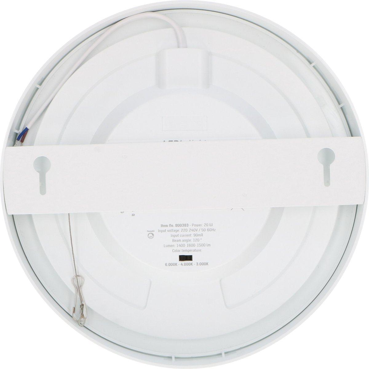 Recessed/Surface-Mounted LED Ceiling Lamp Downlight 18W – 1820 lm – Ø240 mm – White | 3000K / 4000K / 6000K
