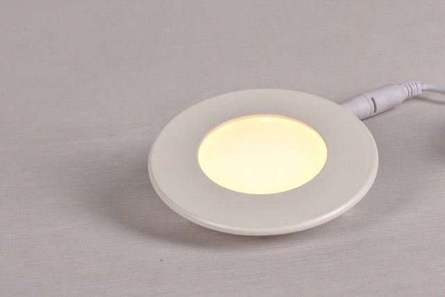Inbouwspot - downlighter rond Ø 83mm | LED 3W=24W halogeenlamp | uitsparing Ø 62mm | warmwit 3000K - LEDPLANET.NL