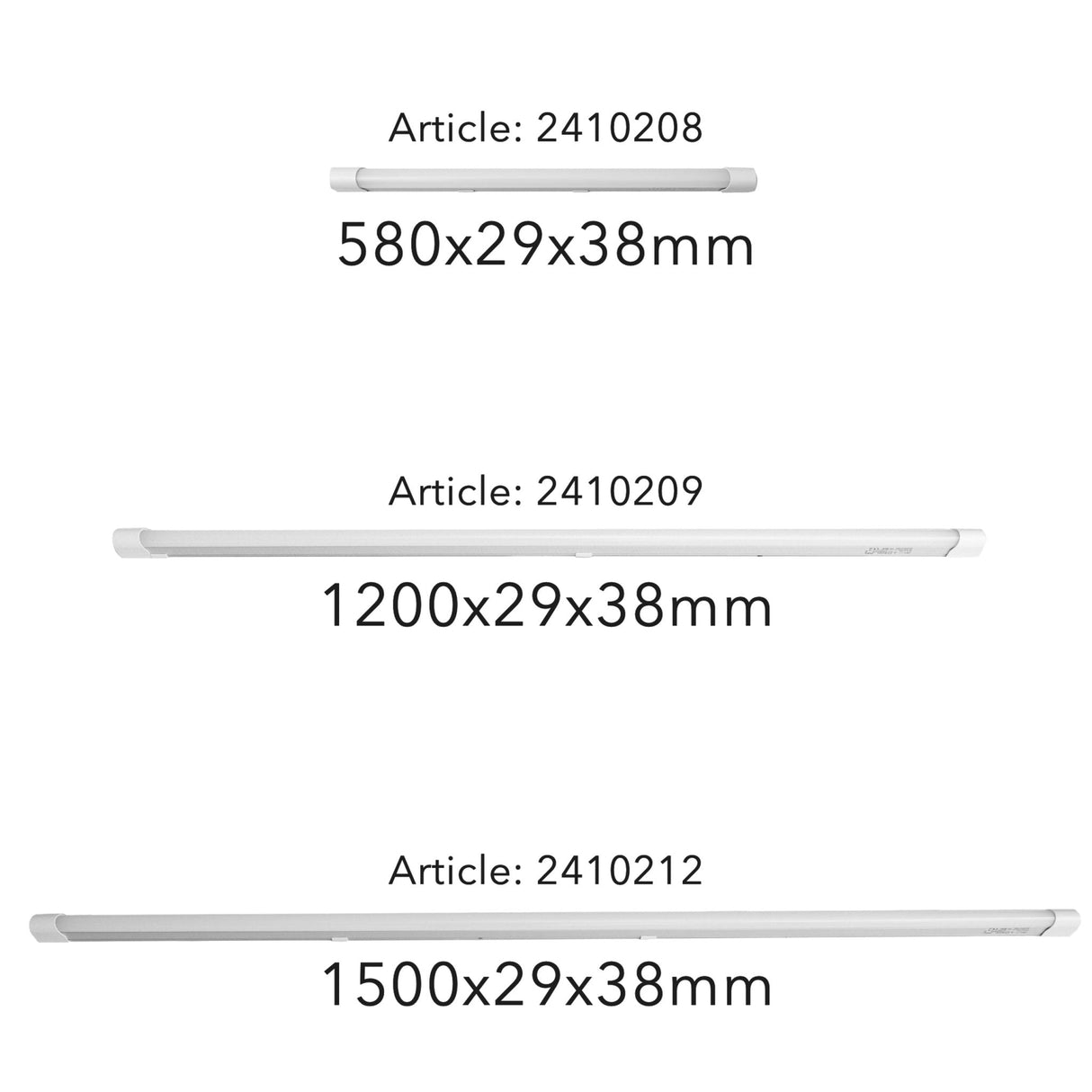 LED-T5-Leiste, kaltweiß, 4000 K, 120 cm, 1900 Lumen, verbindbar, für Schränke und Küchen