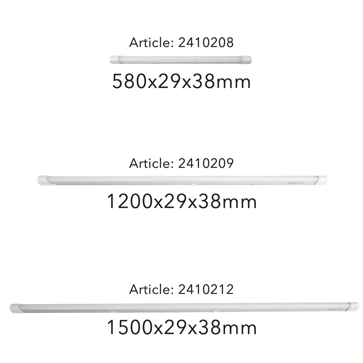 2er-Pack – LED-Lichtleiste LED TL T5 komplett 150 cm – Geeignet für den Innenbereich – 2500 lm