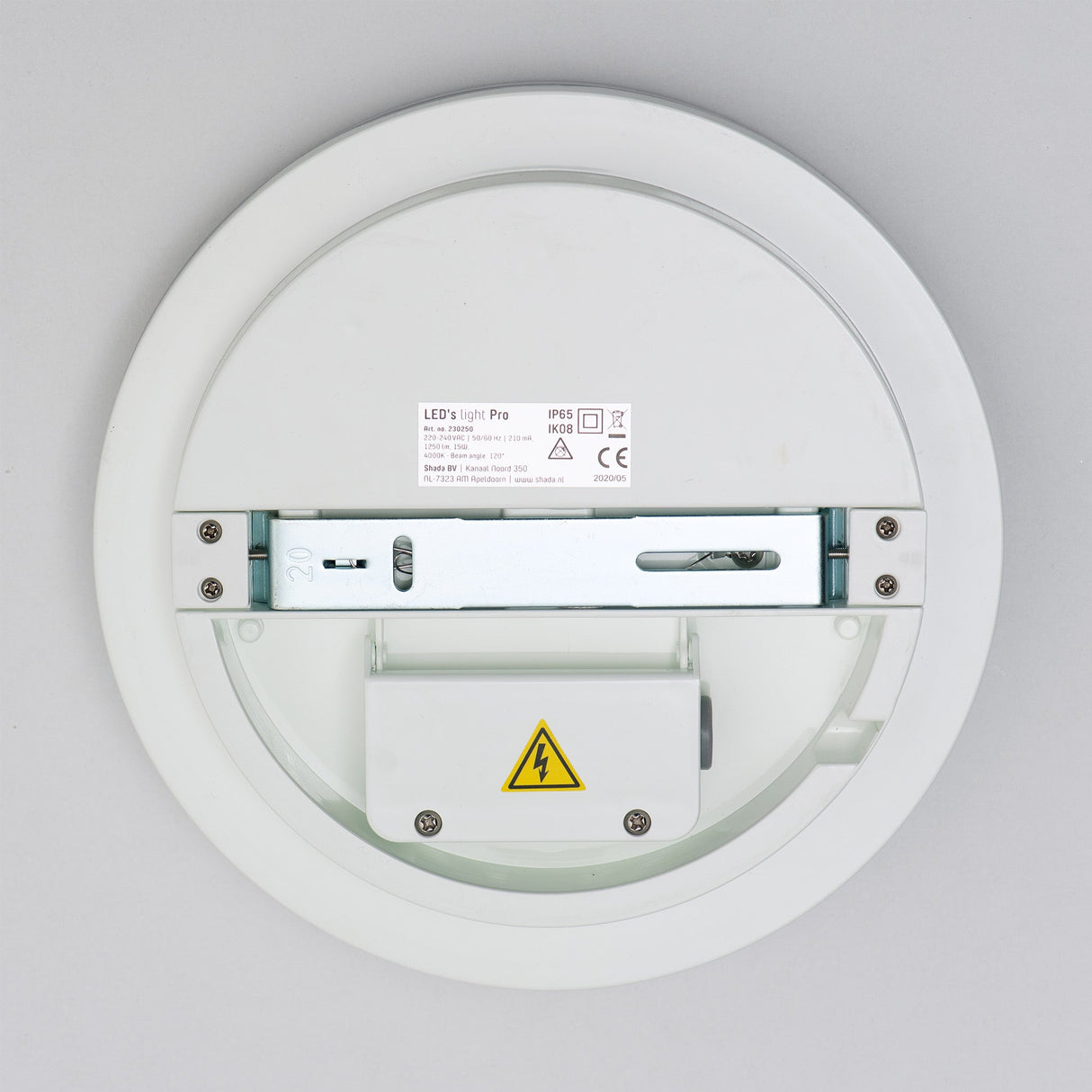 Industrial Waterproof LED Ceiling Lamp ø 33 cm - For Indoor & Outdoor Use - Cool White