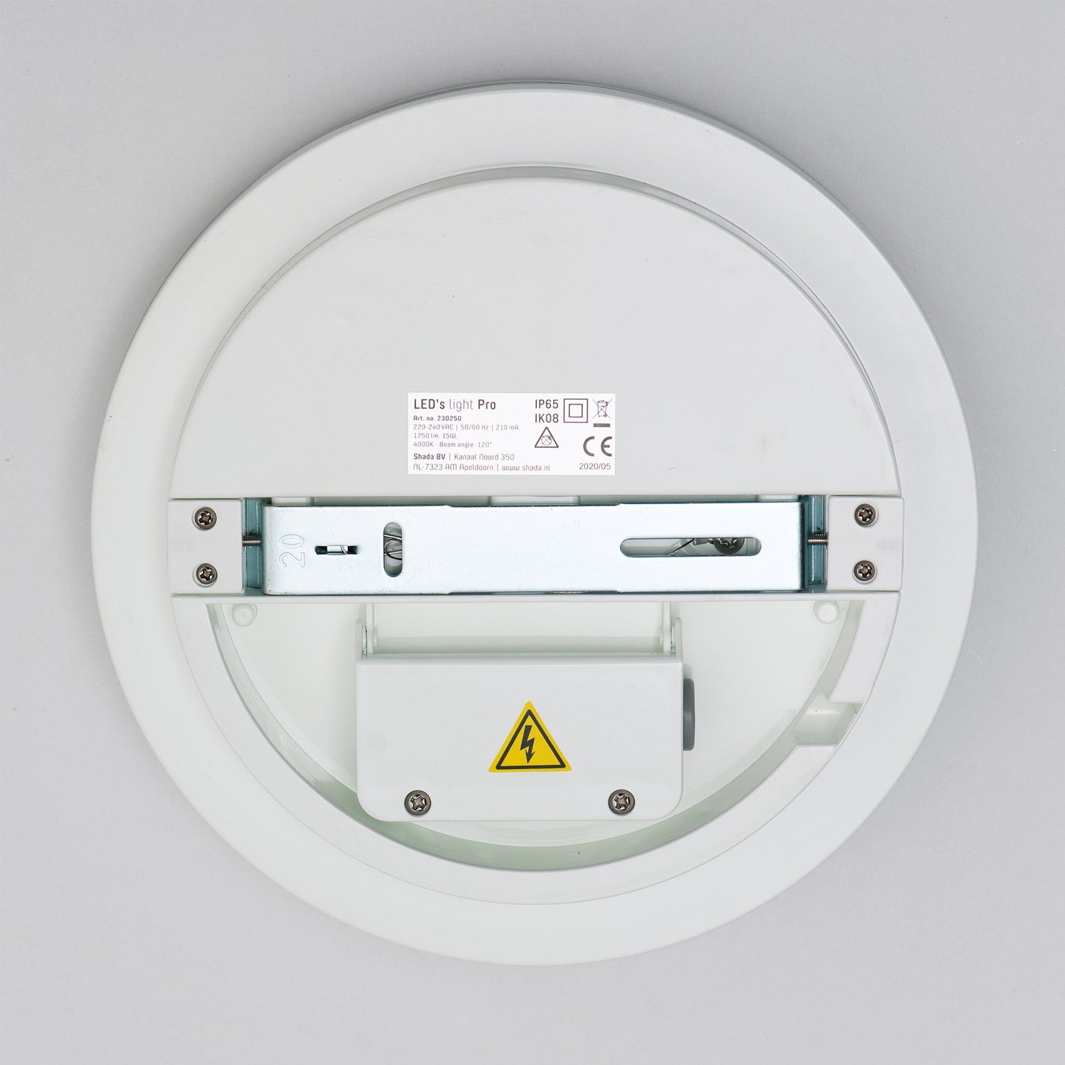 Industrial Waterproof LED Ceiling Lamp ø 33 cm - For Indoor & Outdoor Use - Cool White
