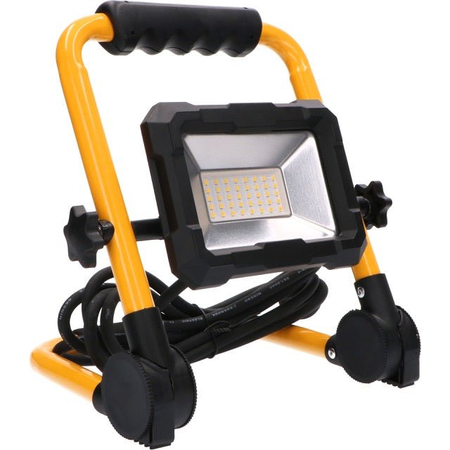LED's Work Bouwlamp 3300 - Inklapbaar & Kantelbaar - 3 meter snoer - IP65 - 30W