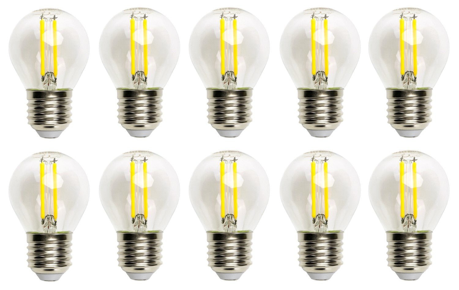 Kogellamp 10 stuks | G45 E27 LED 4W=40W gloeilamp | daglichtwit 6500K - LEDPLANET.NL