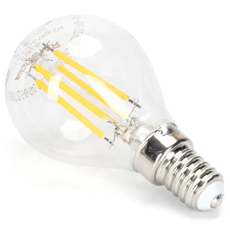 Kogellamp E14 dimbaar warmwit | G45 LED 4W~400Lm=38W halogeen verlichting | helder glas - 2700K - LEDPLANET.NL