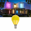 Kogellamp E14 geel | kleine fitting LED lamp 4W=30W gloeilamp | 230V - LEDPLANET.NL