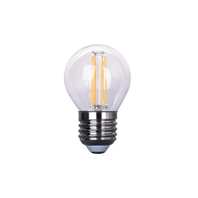Kogellamp E27 3 - staps - dimbaar | G45 LED 4W=40W halogeen verlichting | warmwit filament 2700K - LEDPLANET.NL