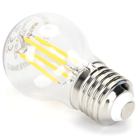 Kogellamp E27 dimbaar daglichtwit | G45 LED 4W~400Lm=38W halogeen verlichting | helder glas - 6500K - LEDPLANET.NL