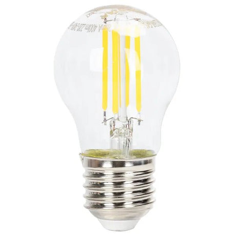 Kogellamp E27 dimbaar daglichtwit | G45 LED 4W~400Lm=38W halogeen verlichting | helder glas - 6500K - LEDPLANET.NL
