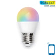 Kogellamp E27 WiFi RGB+CCT 3000K - 6500K | RGB - warmwit - daglichtwit - LED 7W=42W gloeilamp - LEDPLANET.NL