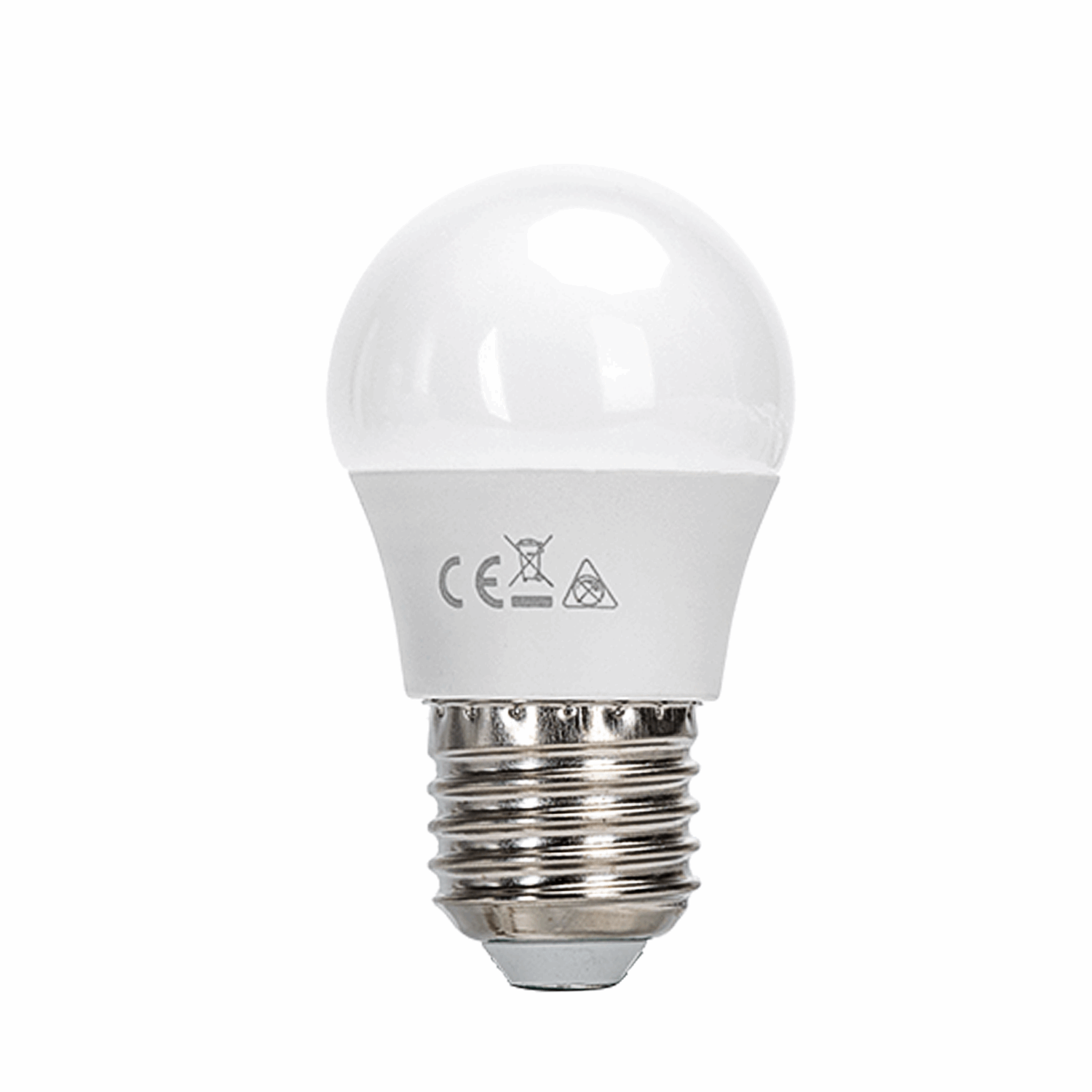 Aigostar kogellamp grote fitting E27 6500K energiezuinige LED lamp met helder wit licht