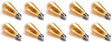 Aigostar kooldraadlamp E27 amber in een set van tien voor sfeervolle verlichting