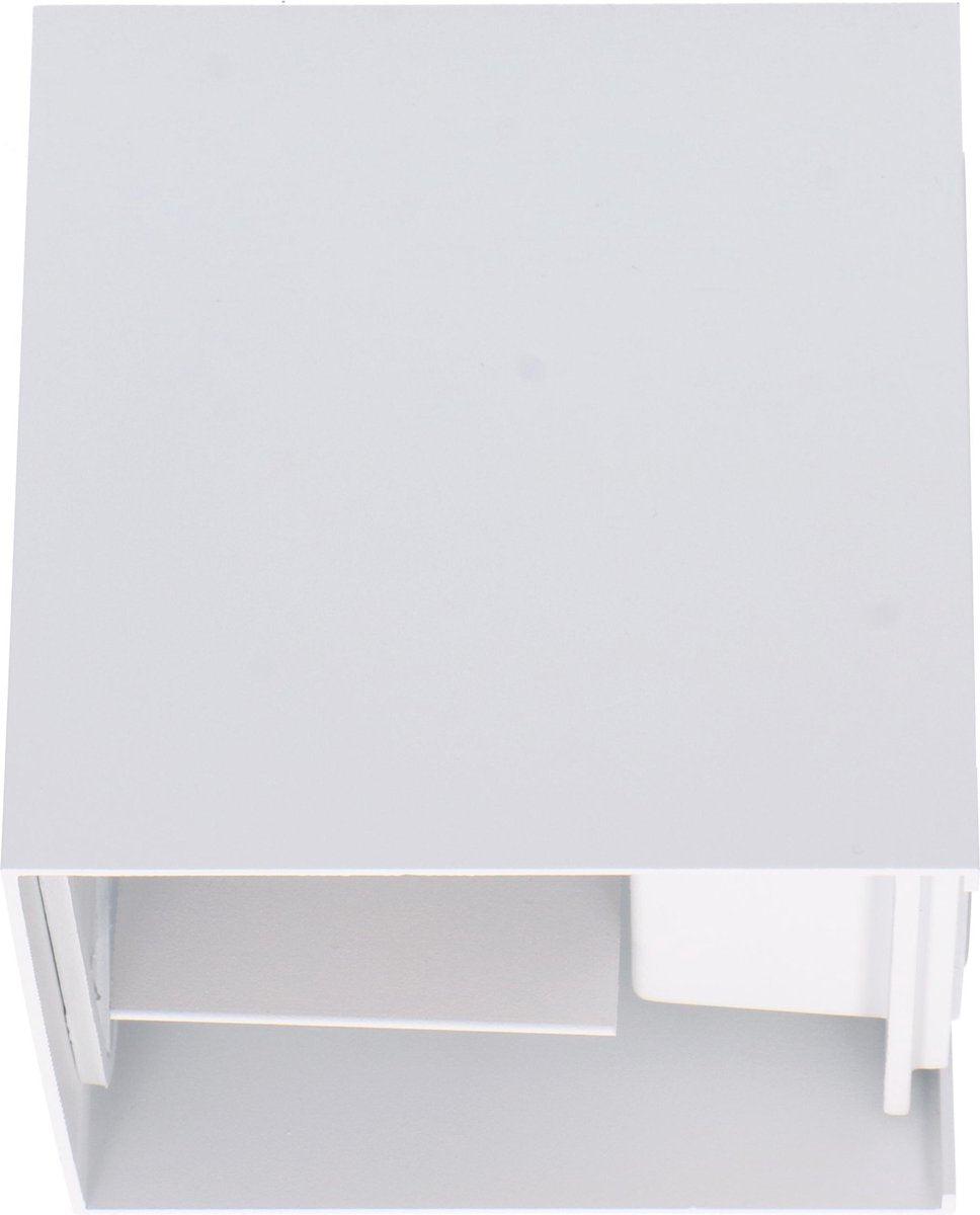 LED's Light Kubus LED Wandleuchte für den Außenbereich - Up & Down Licht - IP65 - Weiß