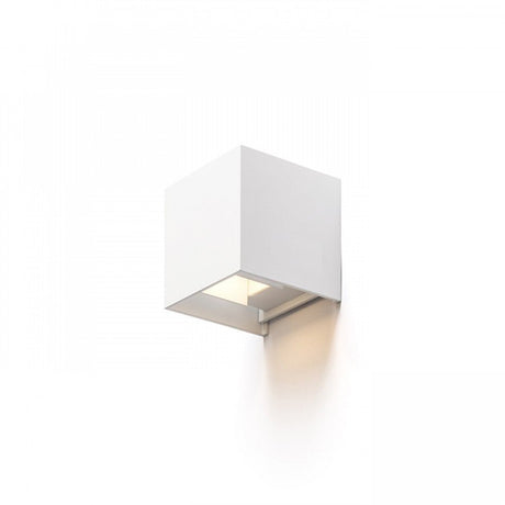 LED's Light Kubus LED Wandleuchte für den Außenbereich - Up & Down Licht - IP65 - Weiß