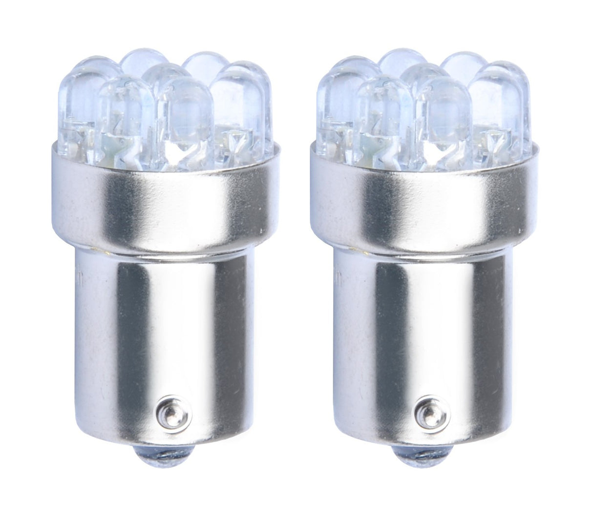 BA15S - 1156 - car lamp set - yellow | R5W - R10W - 5007 - 2x 9-SMD LED | 3 Watts - 12V DC