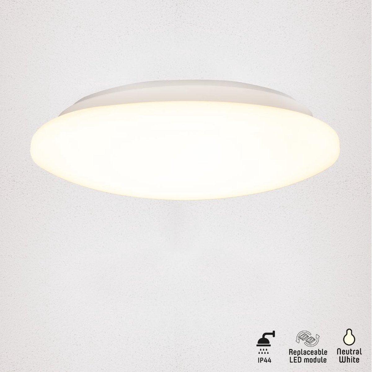 LED's Light Universal Ceiling Lamp 1600 - Suitable for bathroom IP44 - Cool white (4000K) - 30 cm