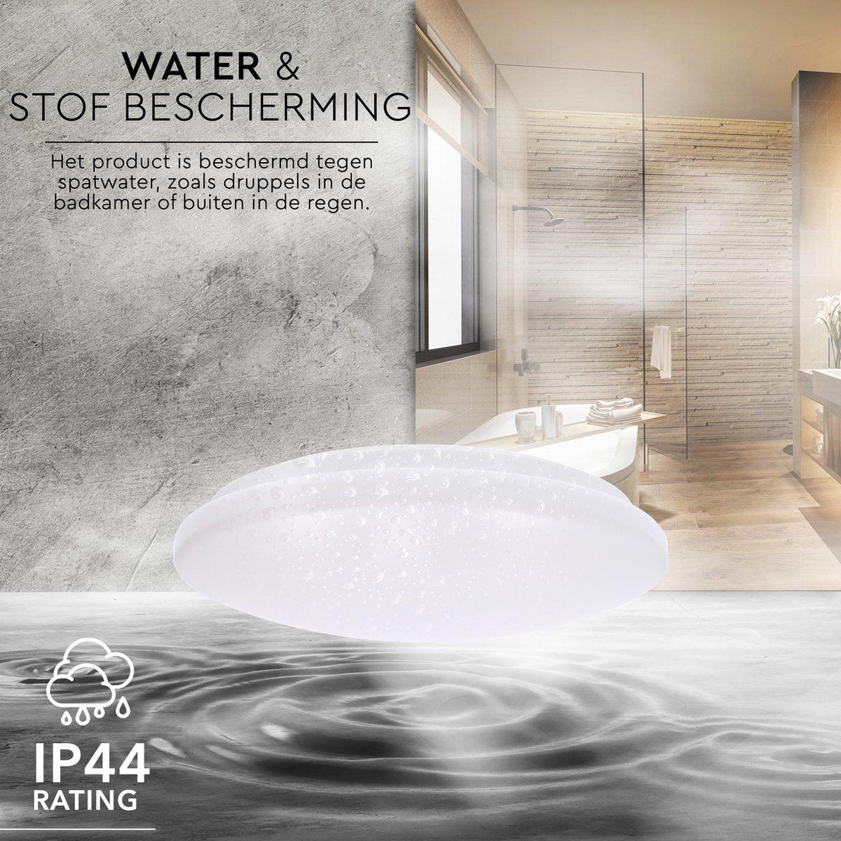 LED's Light Universal Ceiling Lamp 1500 - Suitable for bathroom IP44 - Warm white (3000K) - 30 cm