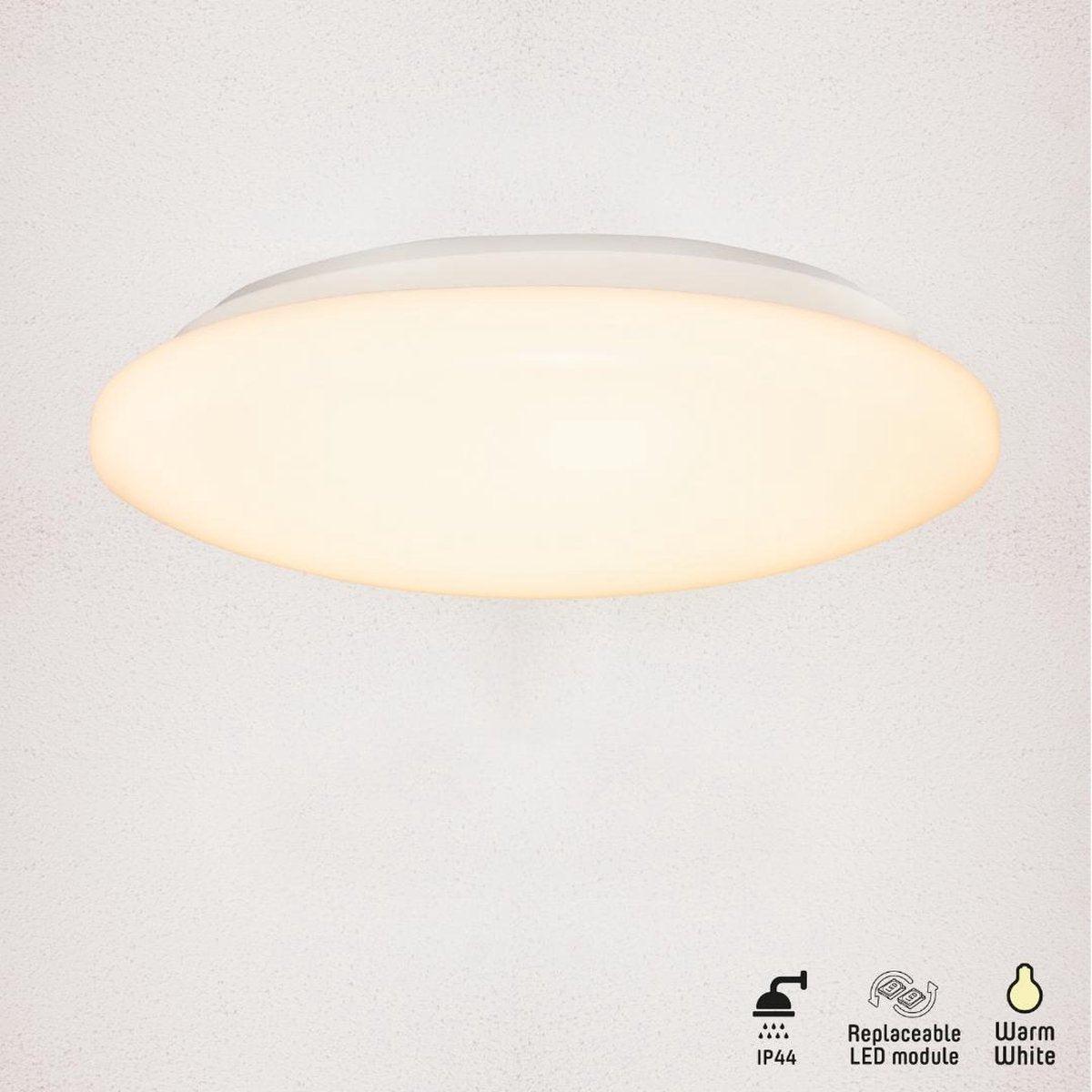 LED's Light Universal Ceiling Lamp 1500 - Suitable for bathroom IP44 - Warm white (3000K) - 30 cm