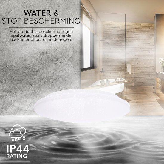 LED's Light Universal Ceiling Lamp 1600 - Suitable for bathroom IP44 - Warm white (3000K) - 37 cm