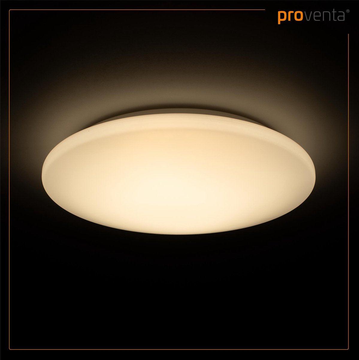 LED's Light Universal Ceiling Lamp 1600 - Suitable for bathroom IP44 - Warm white (3000K) - 37 cm