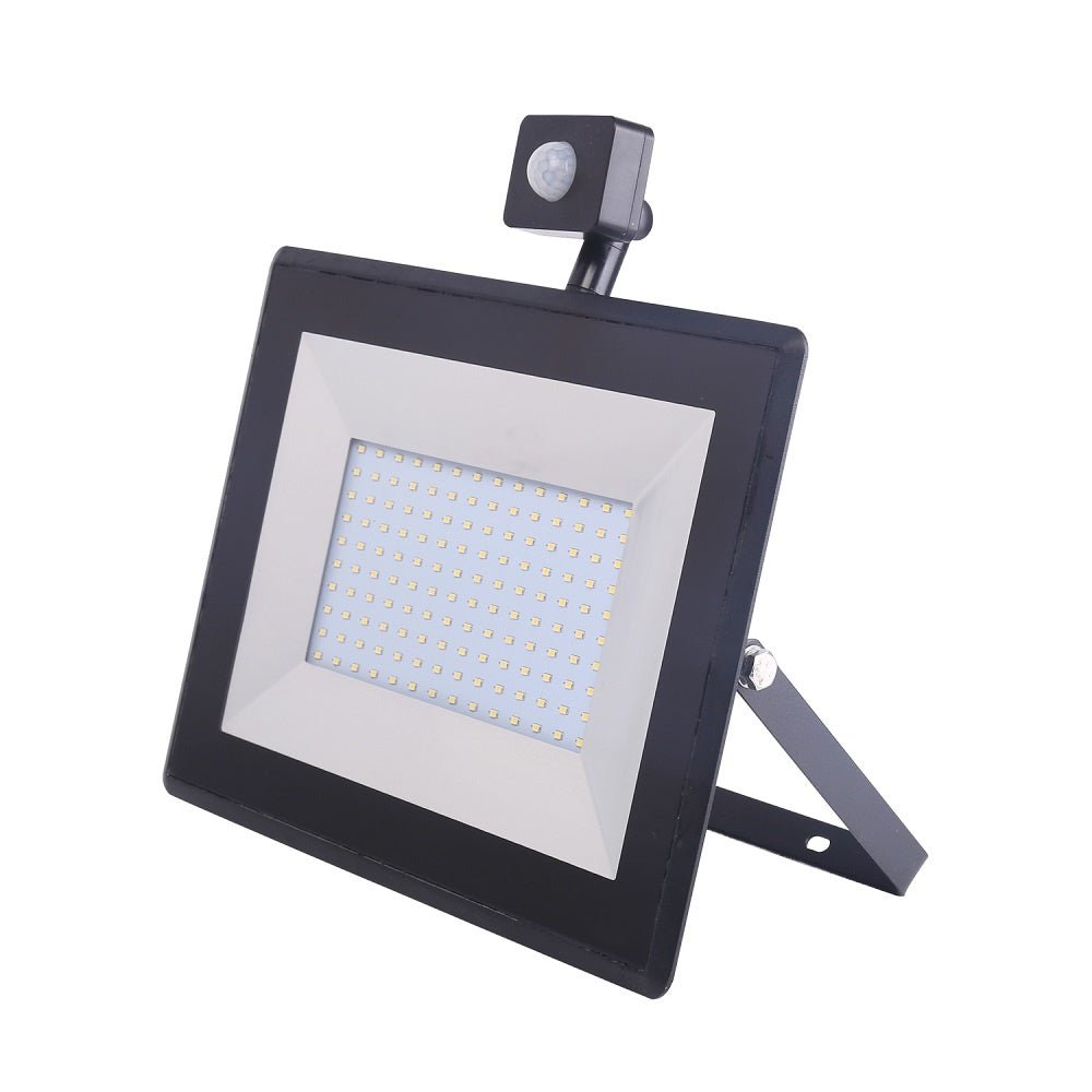 LED buitenlamp | 100W=1000W LED schijnwerper | IR sensor | koelwit 4000K | waterdicht IP65 - LEDPLANET.NL