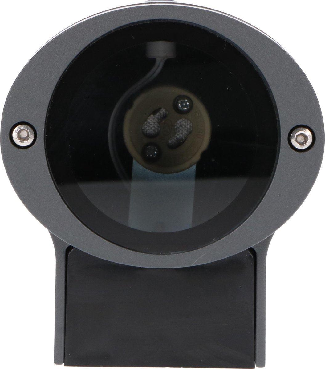 LED's Light LED Outdoor Lamp with Sensor - IP44 Waterproof - GU10 Fitting - Model Bari - Anthracite
