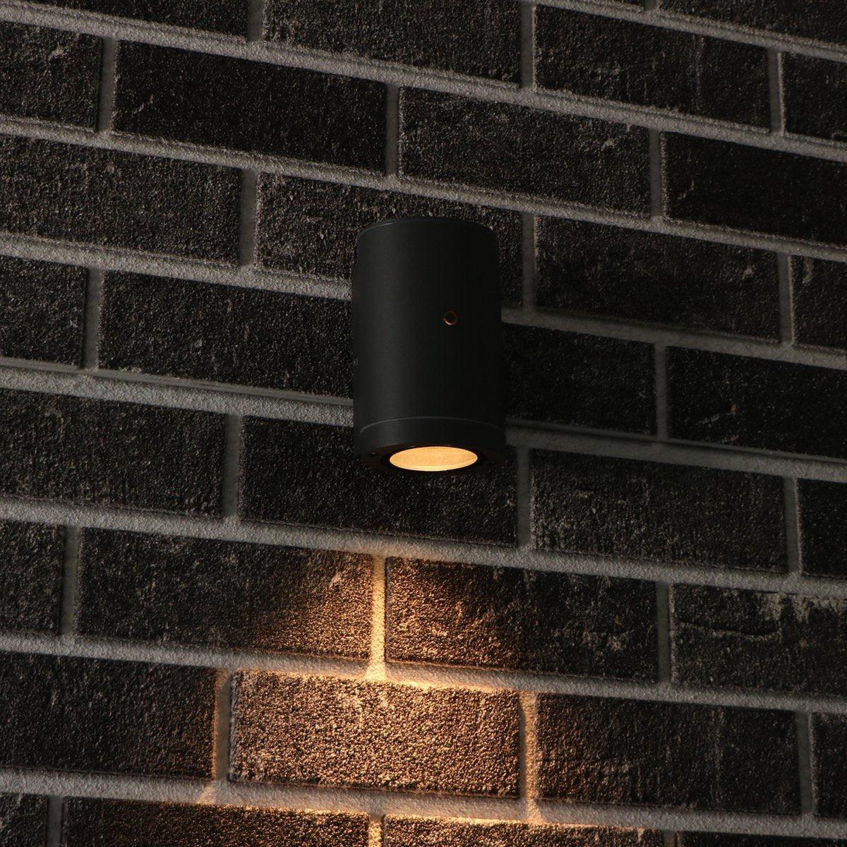 LED's Light LED Outdoor Lamp with Sensor - IP44 Waterproof - GU10 Fitting - Model Bari - Anthracite