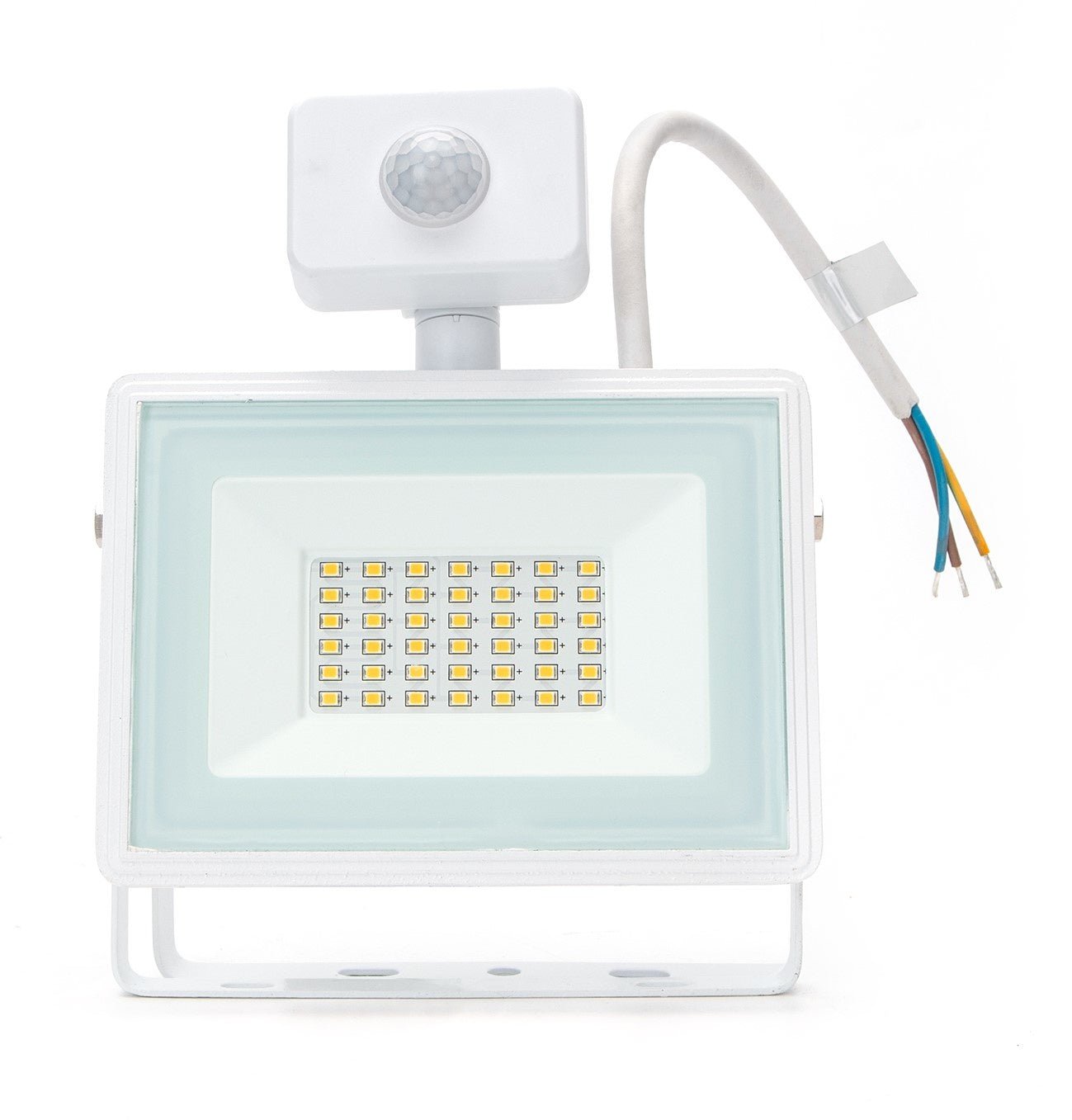 LED buitenlamp wit | 30W=300W LED schijnwerper | IR sensor | koelwit 4000K | waterdicht IP65 - LEDPLANET.NL