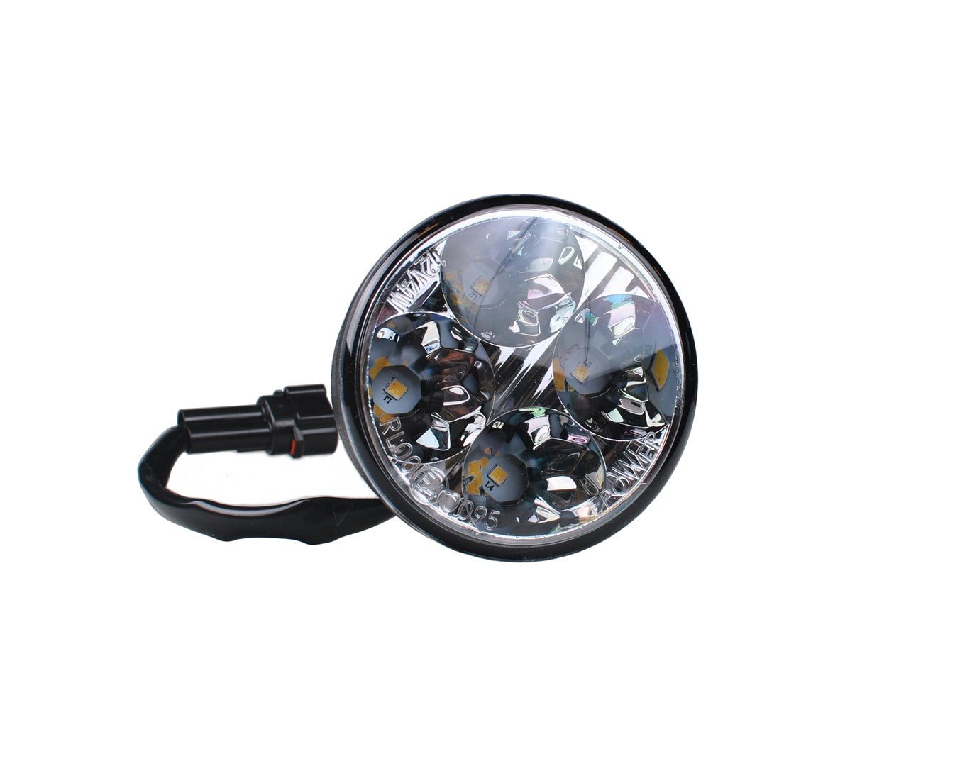 M-TECH LED dagrijverlichting set met ronde lamp voor betere zichtbaarheid en veiligheid op de weg