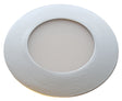 LED downlight rond | 120mm doorsnee | 6 Watt warmwit | 3000K | aluminiumlook | inbouw - LEDPLANET.NL
