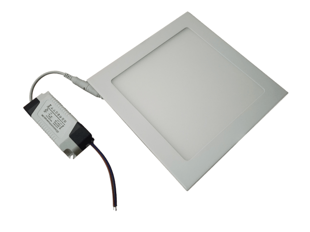 LED downlight vierkant | 225 x 225mm | 18 Watt warmwit | 3000K | inbouw - LEDPLANET.NL