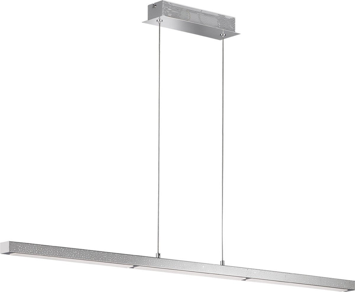 Lineare LED-Hängeleuchte mit Touch-Dimmer, 150 cm – 3-stufig dimmbar – Chrom