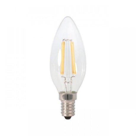 LED lamp E14 | kaarslamp C35 | 2W=20W | daglichtwit filament 6500K | dimbaar - LEDPLANET.NL