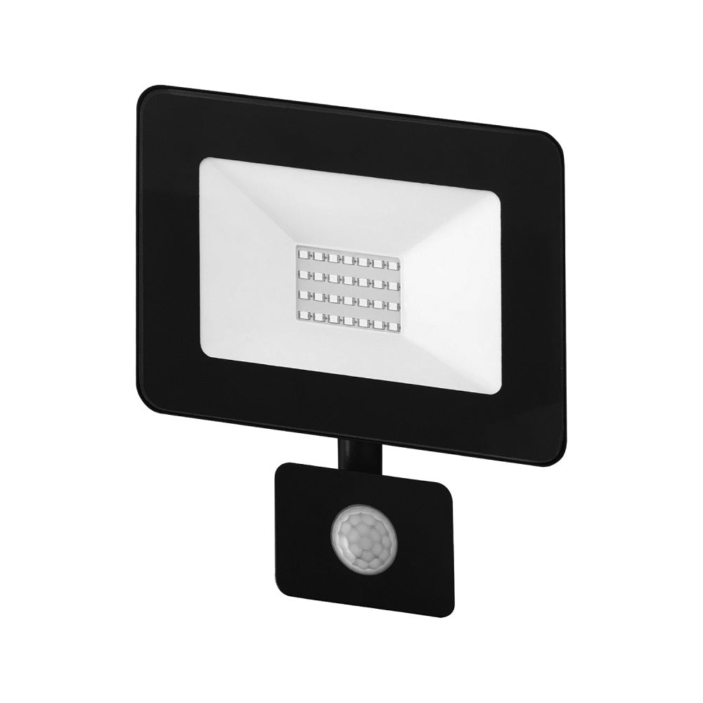 Aigostar LED lamp met IR sensor, zwart, ideaal voor buitenverlichting en veiligheidsdoeleinden